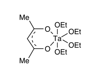 Tetraetoxytantalum acetylacetonate - CAS:20219-33-4 - Tantalum(V) (tetraethoxy)(acetylacetonate), 74ntalum tetraethoxy acetylacetonate, 74ntalum(V) tetraethoxide 2,4-pentanedionate